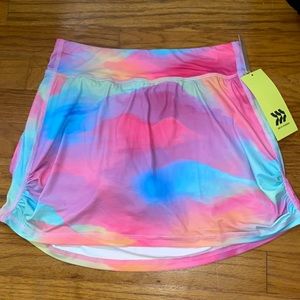 Girls rainbow skort